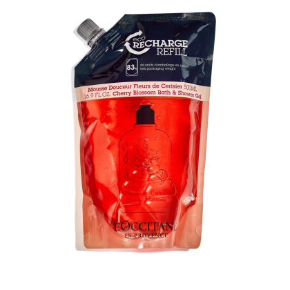 CHERRY SHOWER GEL REFILL 500ML